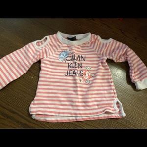 CK girl 24M longe sleeve shirt